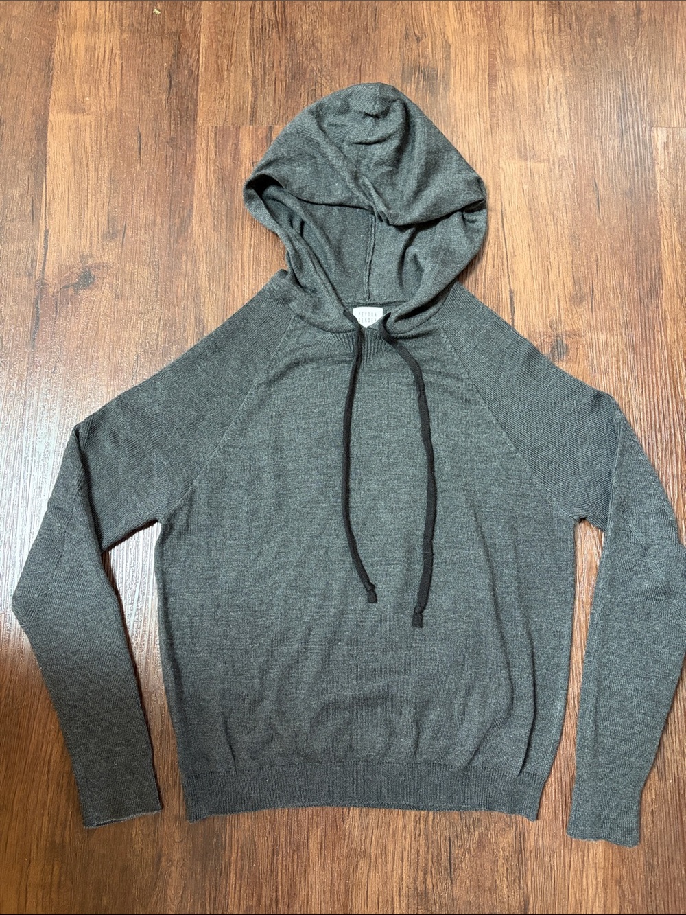 Evereve Peyton Jensen sweater hoodie charcoal gray women sz XS. Like new